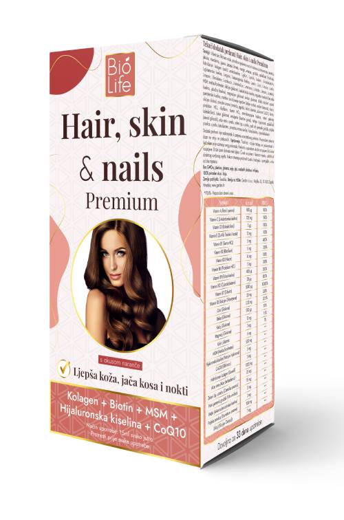 Hair, Skin & Nails Premium BioLife 500ml-1