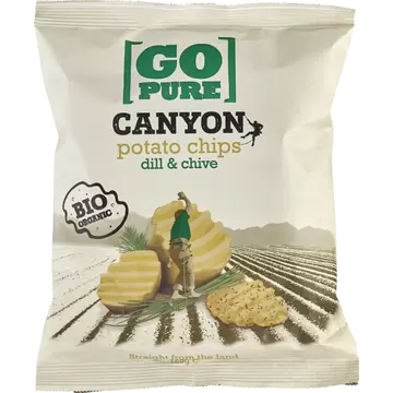 Čips Canyon vlasac & kopar BIO GoPure 125g-0