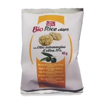 Čips od riže s ekstra djevičanskim maslinovim uljem BIO Bio Break 40g-0