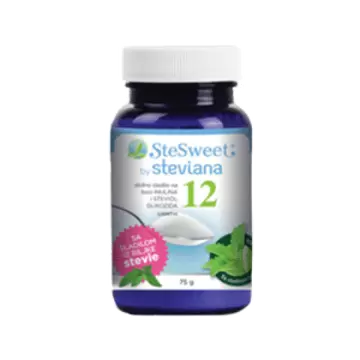 Stevia s inulinom u bočici Stesweet 75g-0