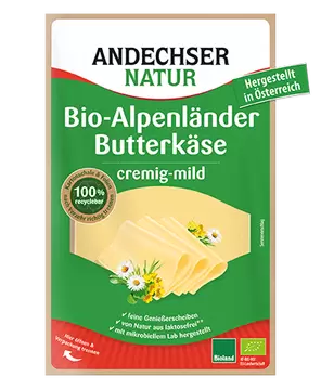 Sir kravlji alpeländer narezani BIO Andechser 150g-0
