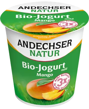 Jogurt mango vanilija 3,7% BIO Andechser 150g-0