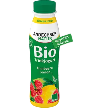 Jogurt napitak malina limun 0,1% BIO Andechser 330g-0