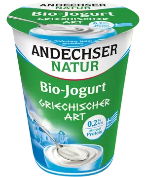 Jogurt grčki 0,2% BIO Andechser 400g-0