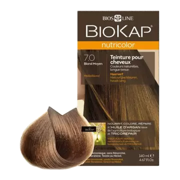 Boja za kosu 7.0 medium blond Biokap-0