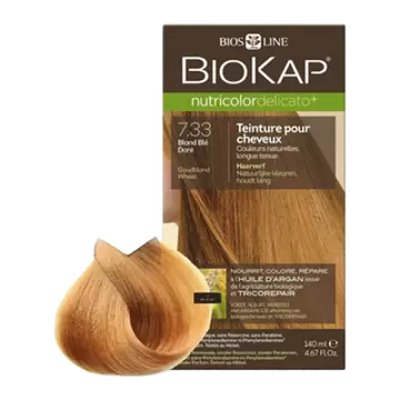Boja za kosu  7.33 Delicato golden blond-wheat Biokap-0