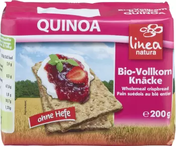 Krekeri raženi sa quinoom integralni BIO Linea 200g-0