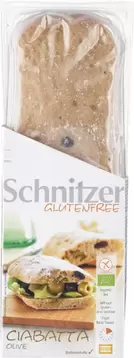 Ciabatta s maslinama bez glutena BIO Schnitzer 2x180g-0