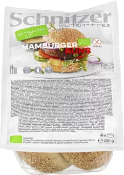 Peciva hamburger bez glutena BIO Schnitzer 250g-0