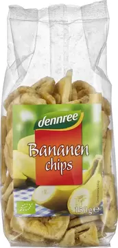 Banana čips BIO Dennree 150g-0