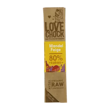 Čokolada sirova badem & smokva BIO Lovechock 40g-0