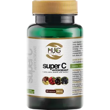 Super C Antioksidant kapsule Hug Your Life 60x500mg-0