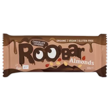 Bar čokolada & badem BIO Roobar 30g-0