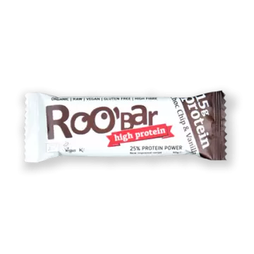 Bar raw choco chip & vanilija protein BIO Roobar 60g-0