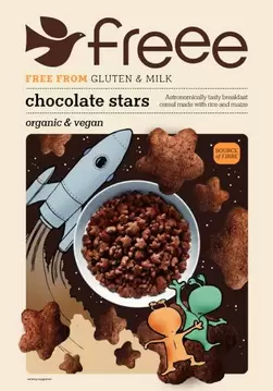 Pahuljice zvjezdice čokoladne bez glutena BIO Doves Farm 300g-0