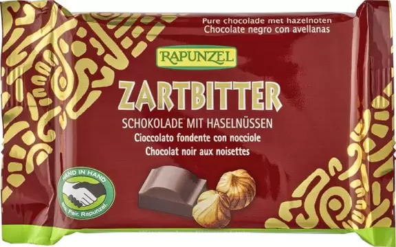 Čokolada tamna s lješnjacima BIO Rapunzel 100g-0