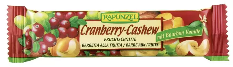 Bar voćni brusnice & indijski orah BIO Rapunzel 40g-0