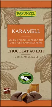 Čokolada mliječna karamela BIO Rapunzel 100g-0
