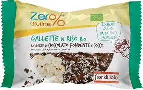 Krekeri od riže tamna čokolada & kokos bez glutena BIO Zer%glutine 32g-0