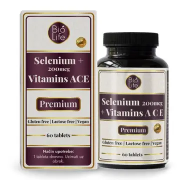 Selen + Vitamini ACE Premium BioLife 60tbl-0