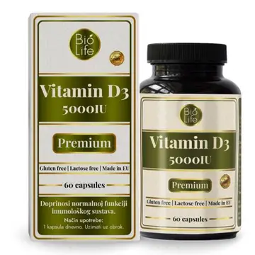 Vitamin D3 5000IU Premium BioLife 60tbl-0