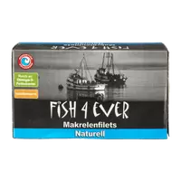 Skuša fileti natur u konzervi Fish4ever 125g