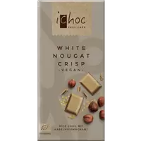 Čokolada bijela nougat crisp BIO iChoc 80g