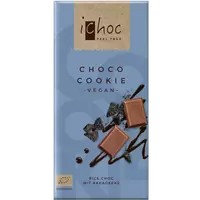 Čokolada choco cookie BIO iChoc 80g