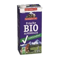 Mlijeko svježe bez laktoze BIO Berchtesgadener Land 1,5% 1L