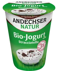 Jogurt stracciatella 3,7% m.m. u čaši BIO Andechser 400g