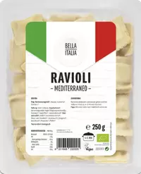 Tjestenina svježi ravioli mediterraneo BIO Bella Italia 250g