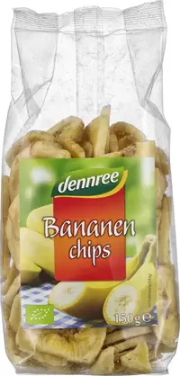 Banana čips BIO Dennree 150g