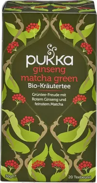 Čaj ginseng matcha green BIO Pukka 20x1,5g