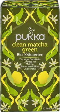 Čaj clean matcha green BIO Pukka 20x1,5g