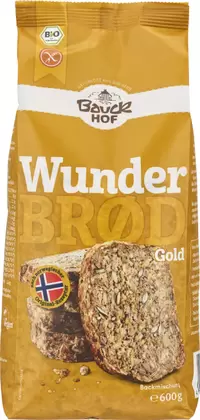 Pripravak za kruh gold sa kurkumom bez glutena BIO Bauckhof 600g
