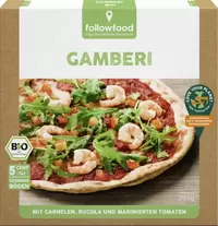 Pizza gamberi & rukola BIO Followfood 293g