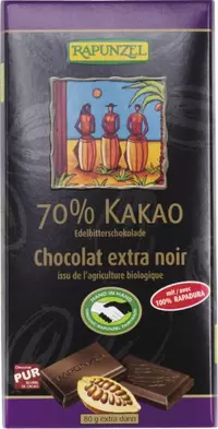Čokolada tamna 70% BIO Rapunzel 100g